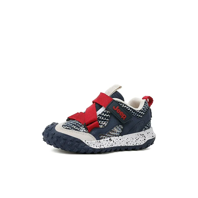 Jeep Anti Slip And Wear Resistant Breathable Kids Lifestyle Shoes Dark Blue Red Kids'-1