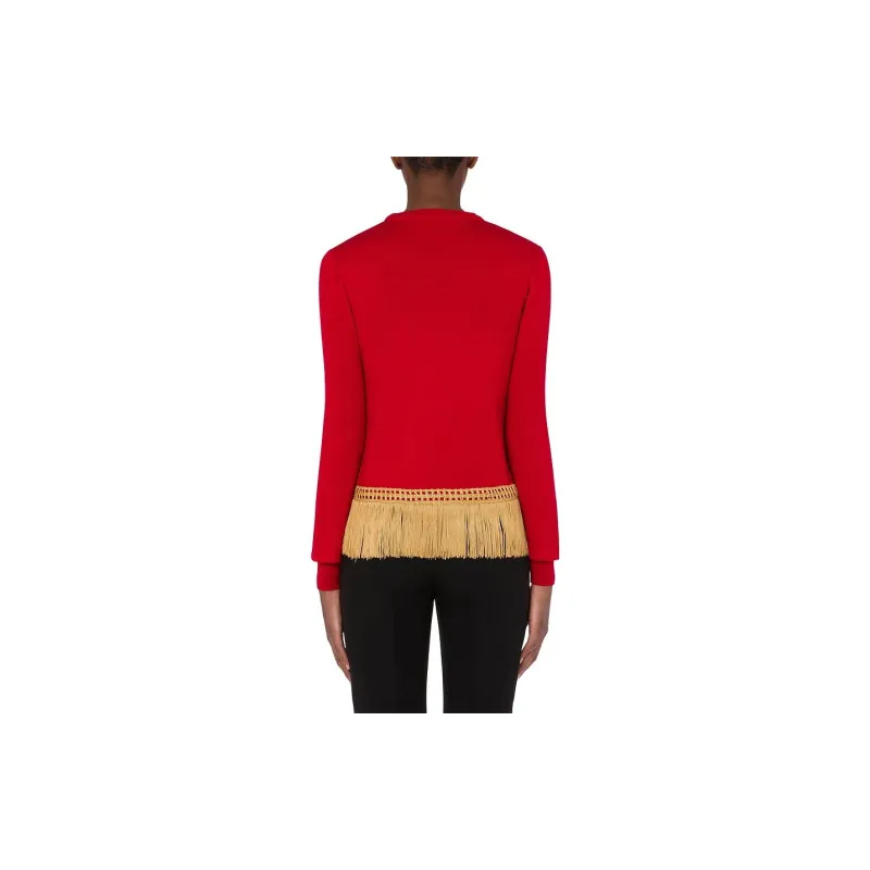 MOSCHINO FW22 Sweater Women's Red-1