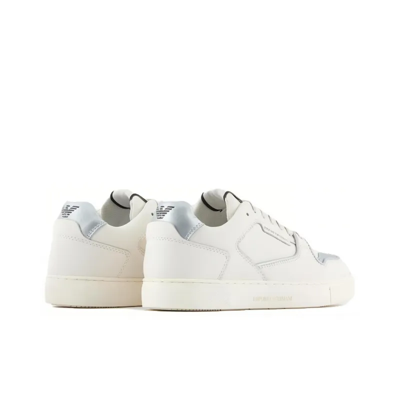 EMPORIO ARMANI Contrast-trim Low-top Sneakers-4
