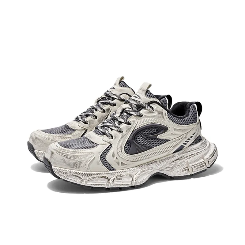 DEERWAY Cushioning Anti-Slip And Wear-Resistant Low-Top Chunky Sneakers Men's-2