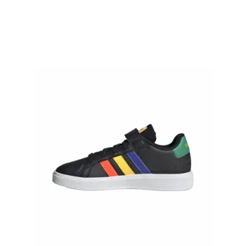 Adidas Sportswear Anti Slip Wear Resistant Low Top Kids' Skateboarding Shoes Black Kids'