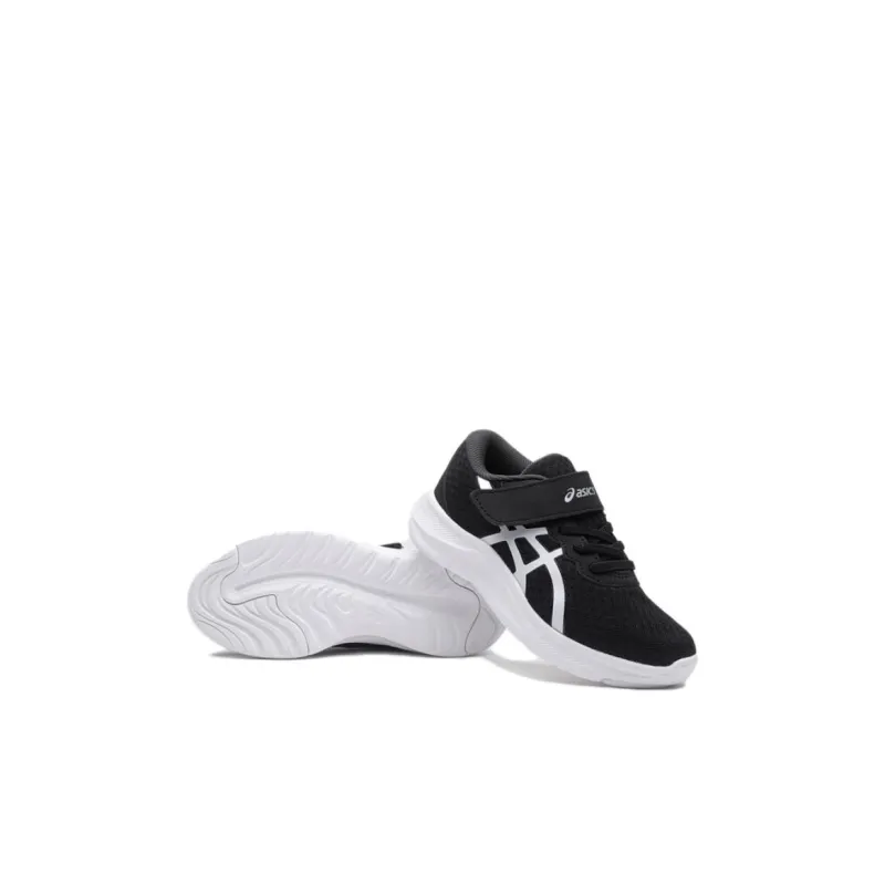 Asics Lazerbeam Anti Slip Wear Resistant Low Top Kids' Running Shoes Black White Kids'-2