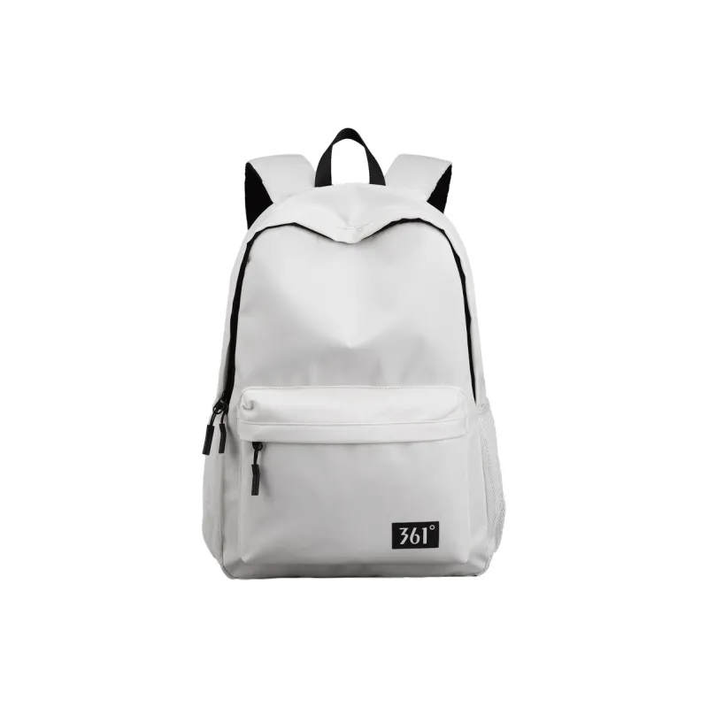 361° Polyester Backpack Unisex Black/White-4