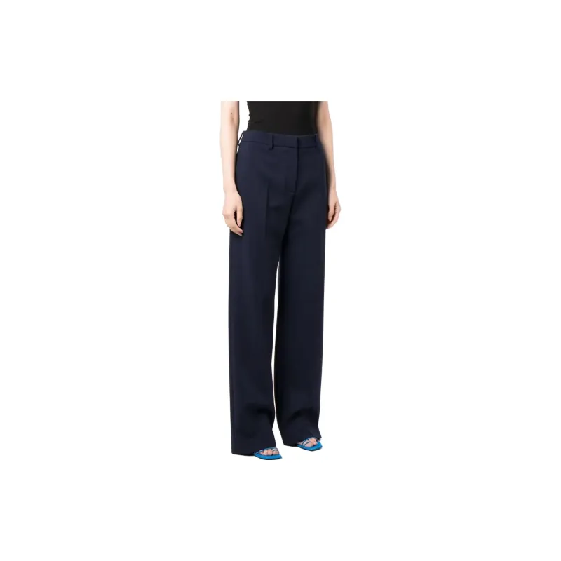 OFF WHITE Wide leg Virgin wool blend Trousers-4