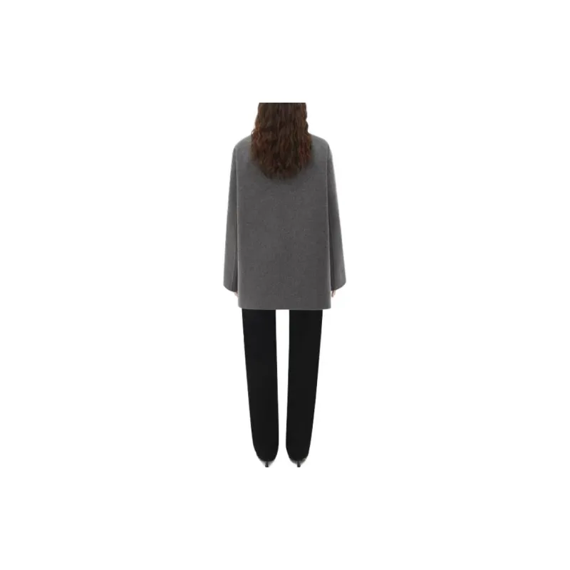 Bottega Veneta Collarless Oversized Coat-3