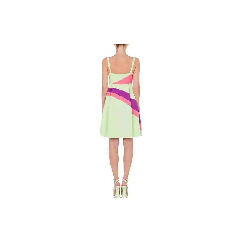 MOSCHINO Sleeveless Dresses Women's Green-2