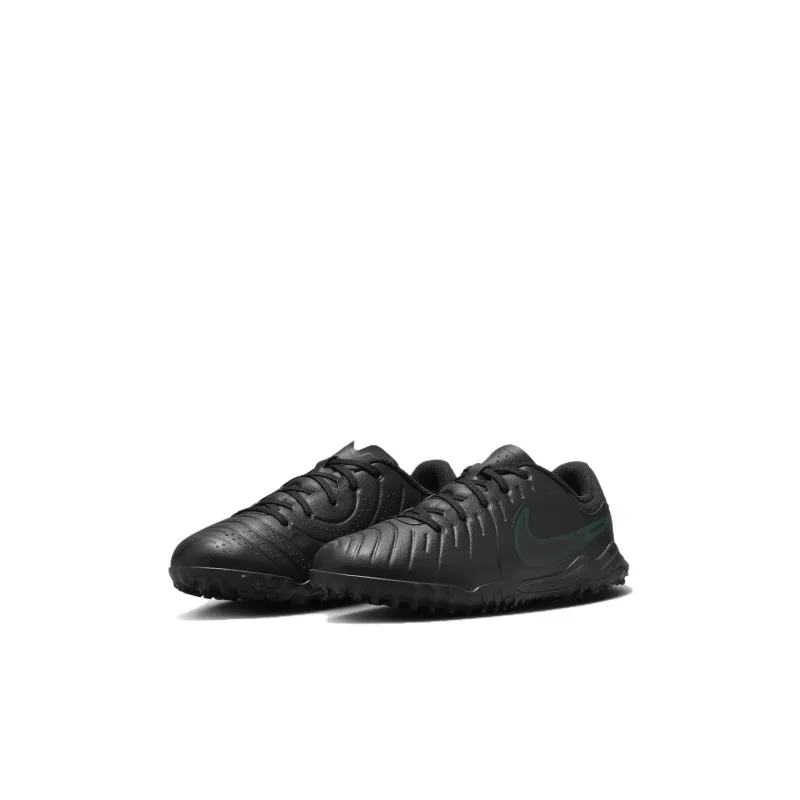 Nike Tiempo Legend 10 Abrasion Resistant Low Top Kids' Soccer Shoes Black Kids'-2