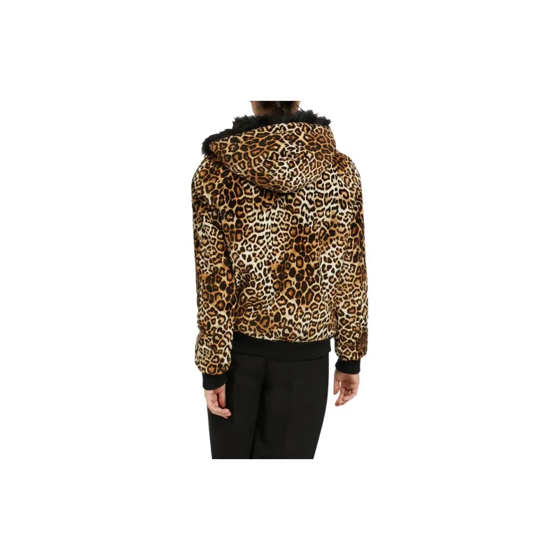 Giuseppe Zanotti Tasha Leopard print Hooded Jacket-2