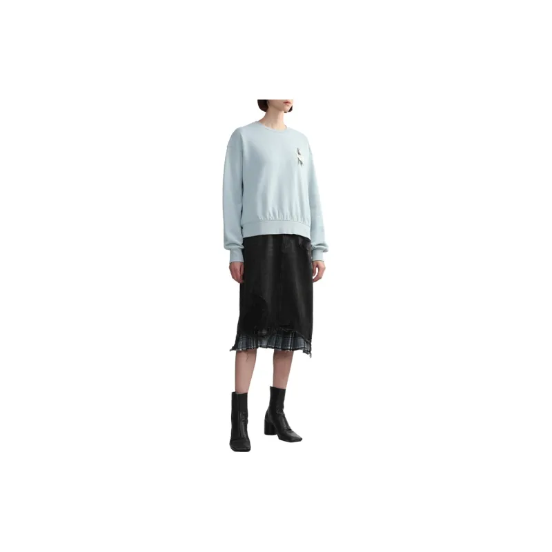 MUSIUM DIV Logo patch Cotton Sweatshirt-4