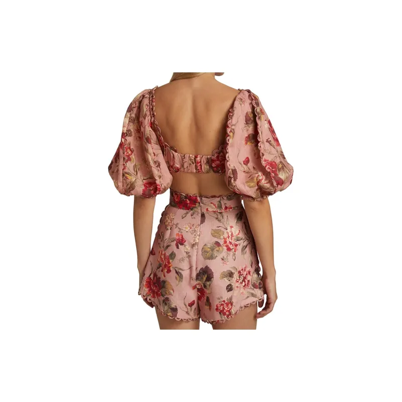Zimmermann Cassia Scallop Crop Top-4