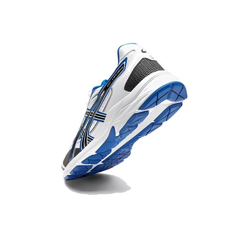 Asics Abrasion Resistant Breathable Low Top Kids' Running Shoes Gray Blue Kids'-3