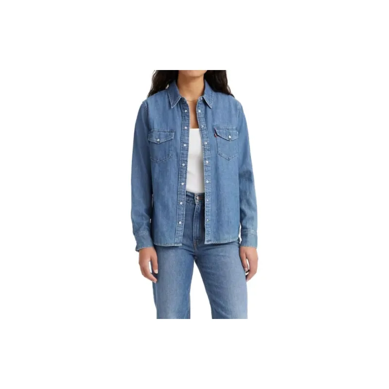 Levis Shirts Women's Blue-2