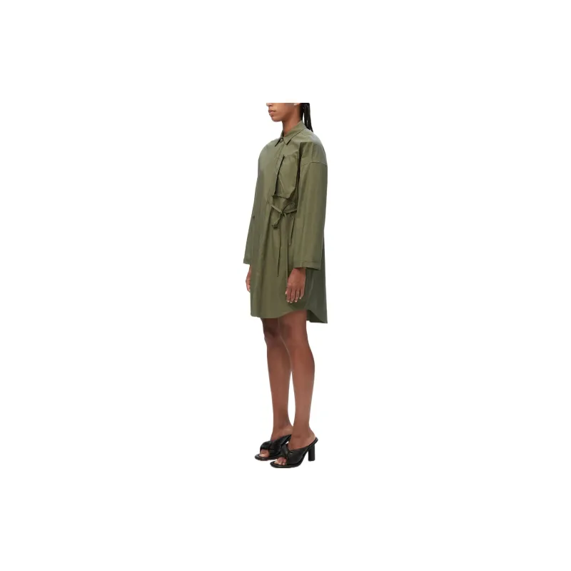 AMBUSH Oversized Long Shirt Dress 'Thyme'-3