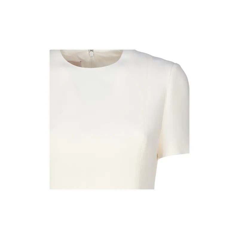Valentino FW23 Short Sleeved Dresses Women's White-2