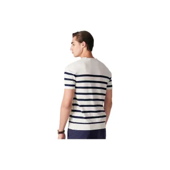 BY CREATIONS Knitwear Men's Navy Blue Stripes