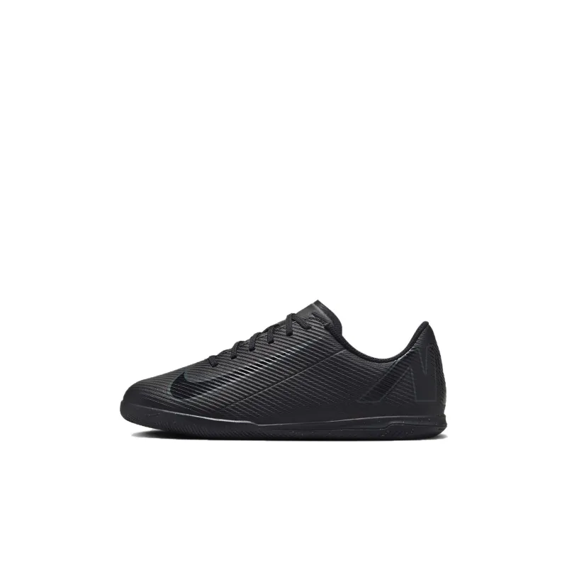 Nike Mercurial Vapor 16 Anti Slip Wear Resistant Low Top Kids' Soccer Shoes Black Kids'-0