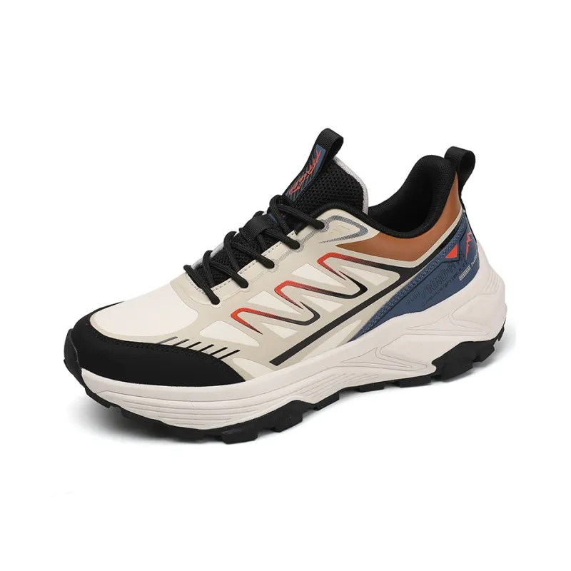 Meiretu Shock Absorbers With Slip Resistant And Abrasion Resistant Properties Low Top Casual Running Shoes Men's-1