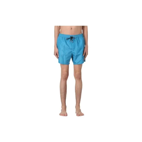 BALMAIN Swimming Shorts Men Turquoise Color