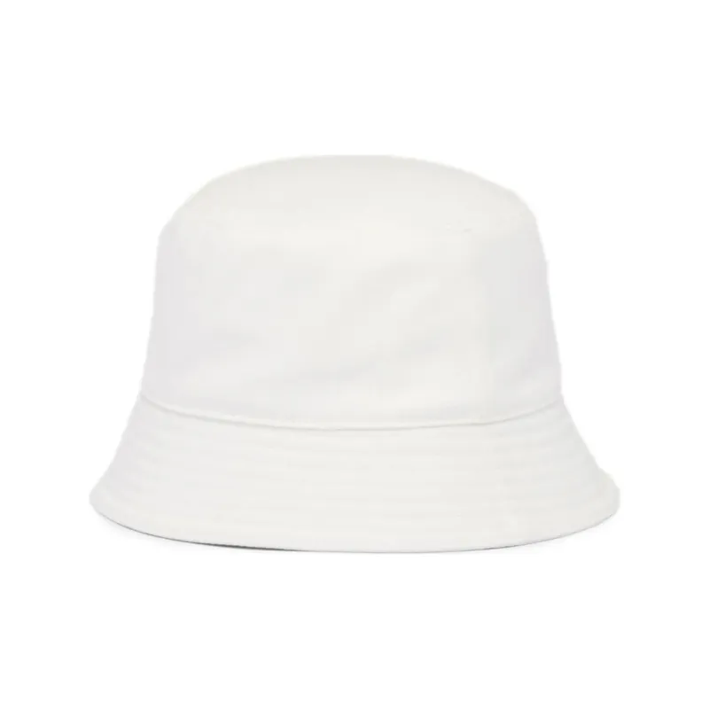 PRADA Fabric Bucket Hats Men's White-1