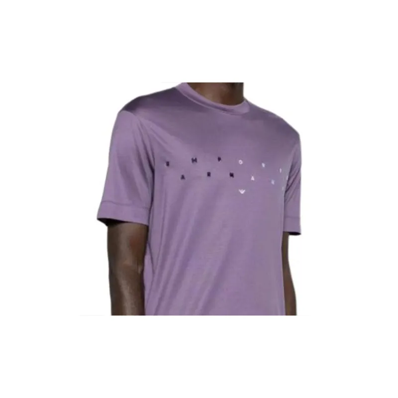 EMPORIO ARMANI T Shirt Men's Purple-5