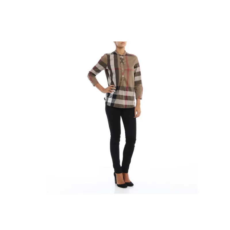 Burberry Shirts Women's Brown-1