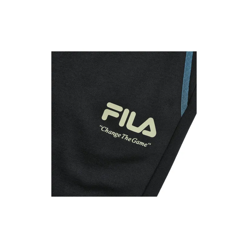 FILA FUSION Knitted Sweatpants Women's Pitch Black-2
