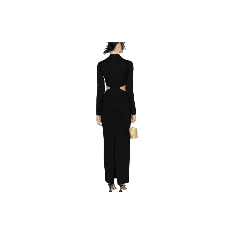 Staud Long-Sleeved Dresses Women's Black-2
