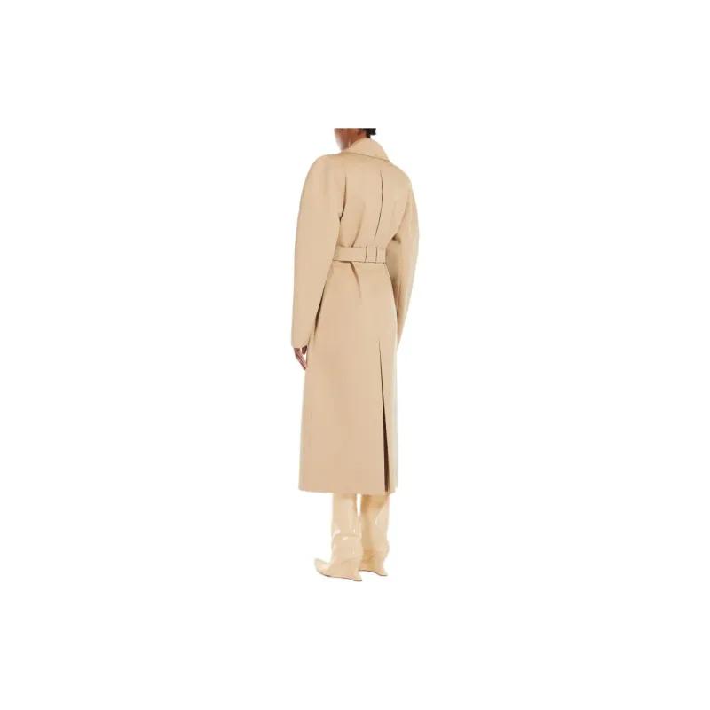 SportMax Trench Coats Women's Light Camel-1