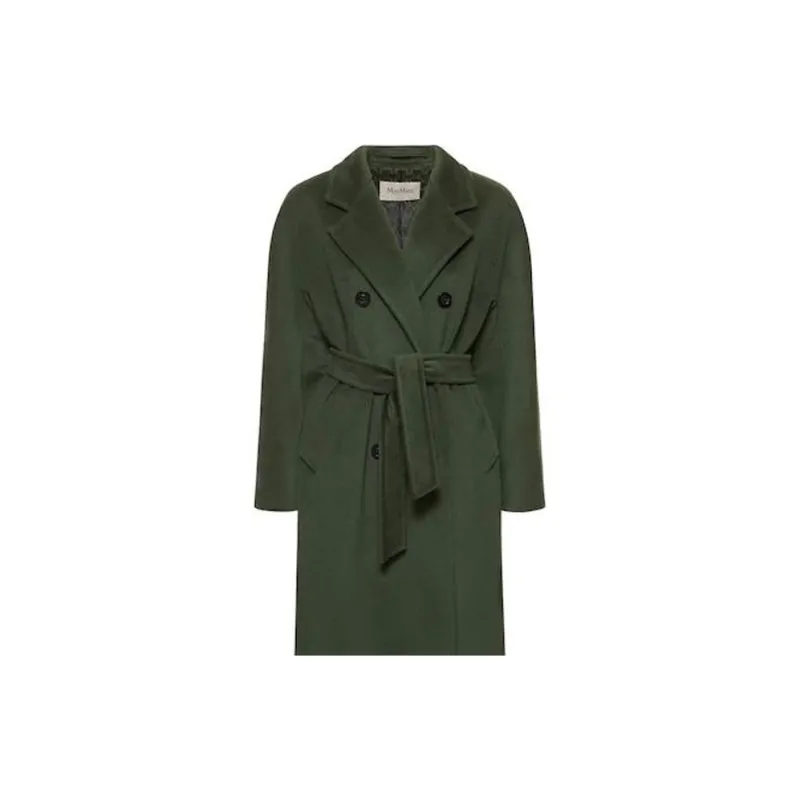 MaxMara Coats Women's Dark Green-4