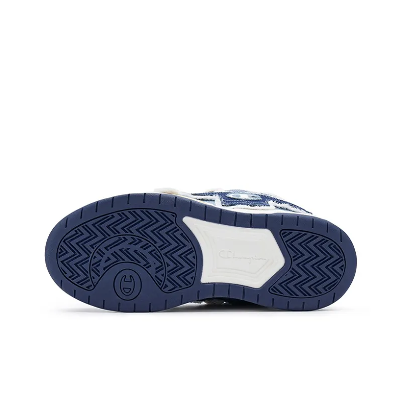 Champion Low Top Skateboard Shoes Men's Macedonian Blue/Ephedra-4