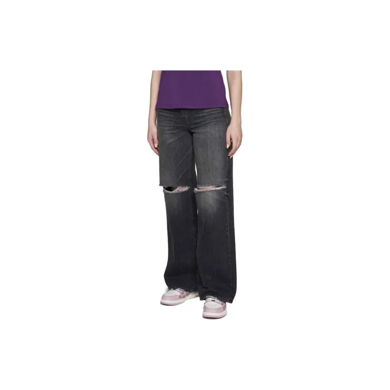 AMIRI High Rise Wide Leg 'Black'-2