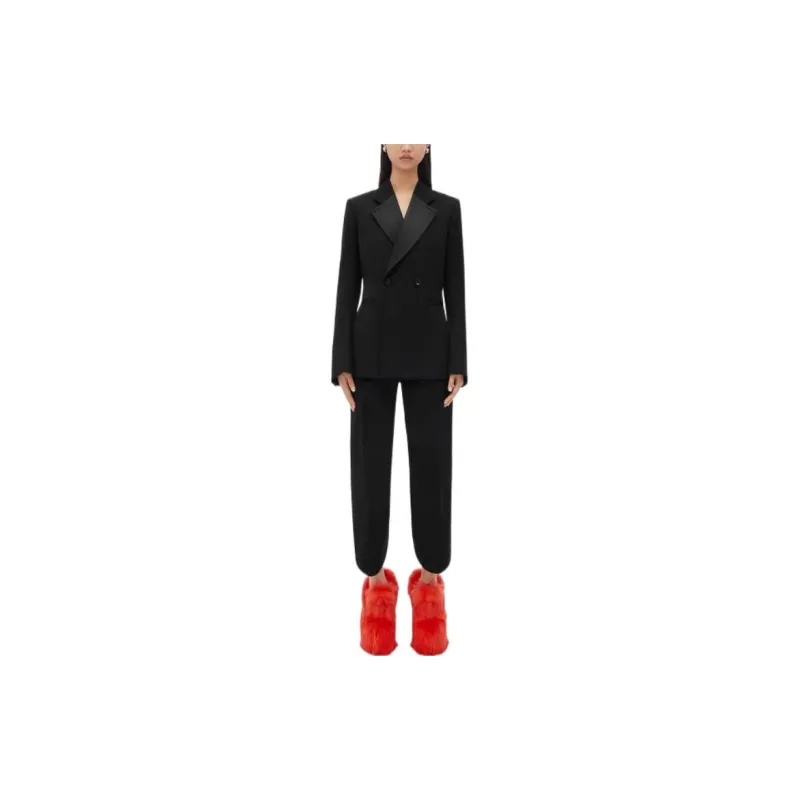 Bottega Veneta Business Suits Coats Women's Black-2