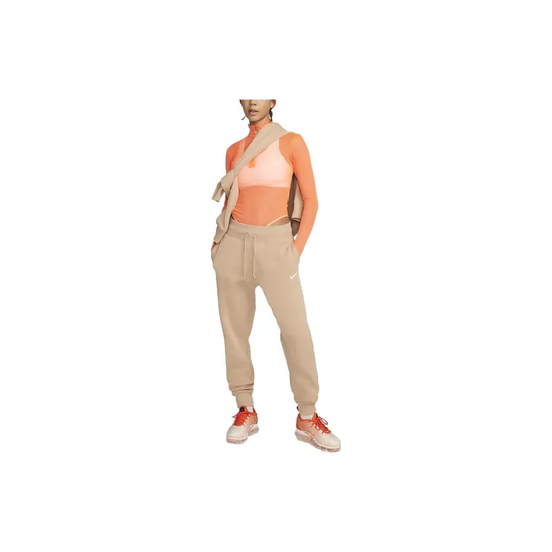Nike Knitted Sweatpants Women's Tan-2