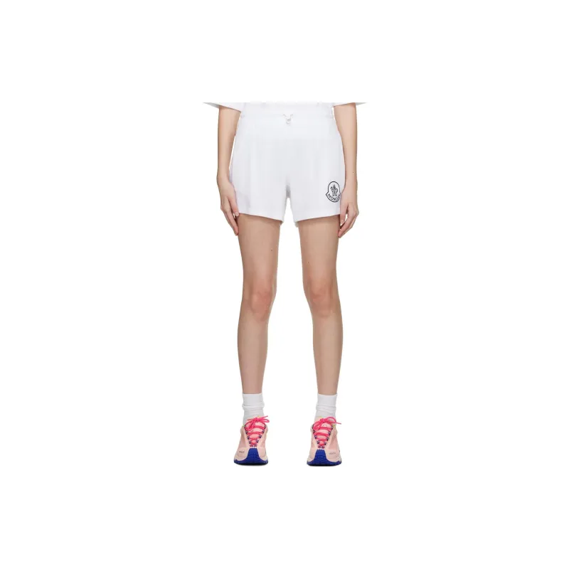 Moncler Logo Printed Drawstring Shorts-5
