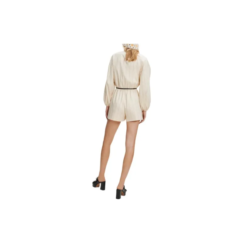 Maje Jumpsuit Women's Beige Yellow-2