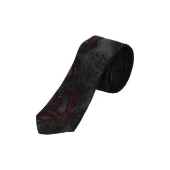 Burberry Silk Ties Men's Dark Marine Blue/Burgundy