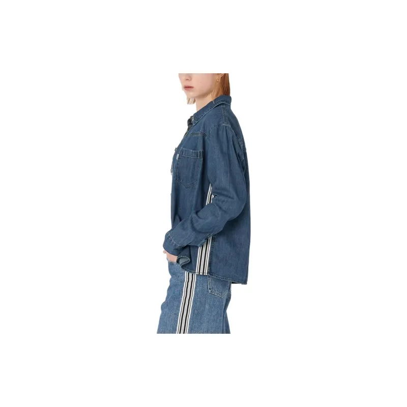 Levis SilverTab Series Shirts Women's Blue-6