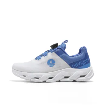 NAVIGARE Trendy Jogger Running Shoes Women's Low Top White, Blue