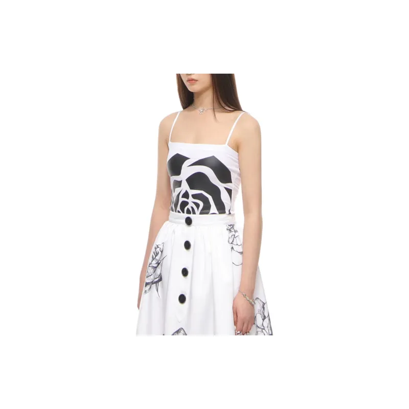 KIMHEKIM Sleeveless Dresses Women's White-1