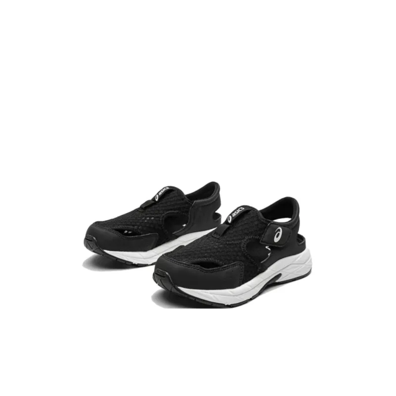 Asics RUNNING KIDS CONTEND Series Cushioning Wear Resistant Children's Sandals Black White Kids'-1