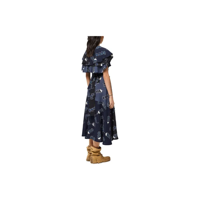 LOEWE Short Sleeved Dresses Women's Blue-2