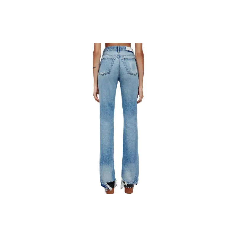 RE/DONE High Waist Straight-Leg Jeans-4