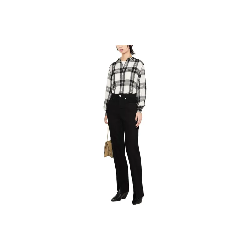 Ralph Lauren Collection Darleen Plaid Flannel Shirt-1