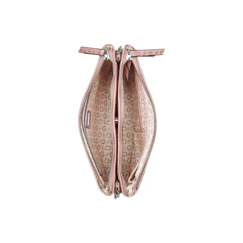GUESS Artificial Leather Shoulder Bag Crossbody Bag Mini Women's Pink-3