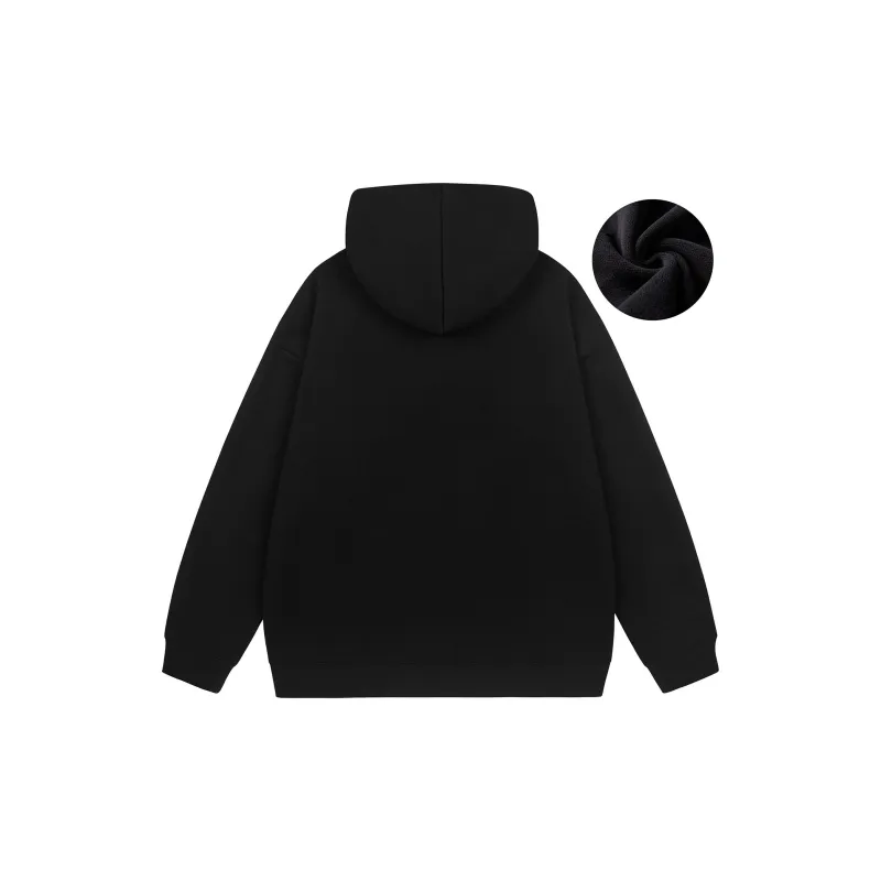 Emoji Hooded Pullover Sweatshirt Unisex-1