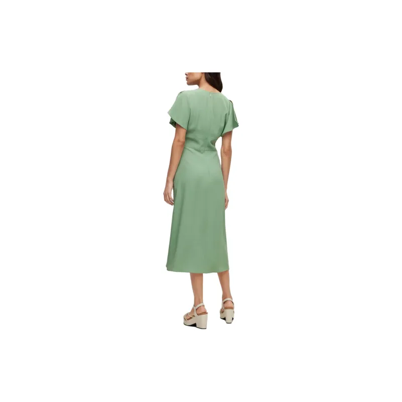HUGO BOSS Short Sleeved V Neck Dress-2