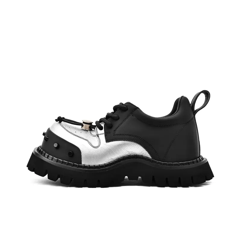 KMD Casual Single Shoes Women's Black Silver-0