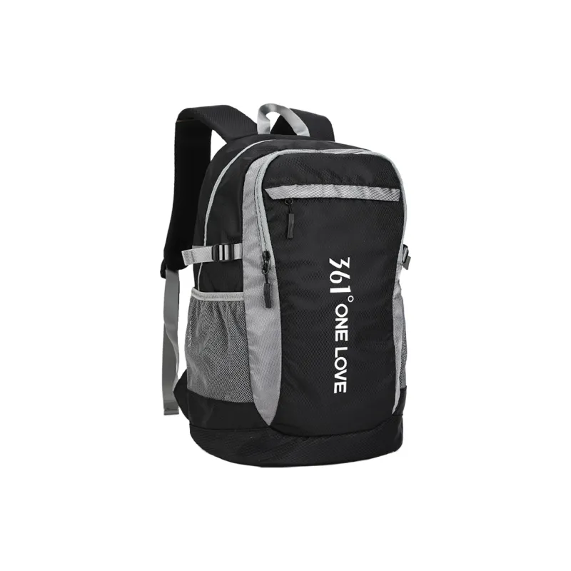 361° Polyester Backpack Unisex Black-1