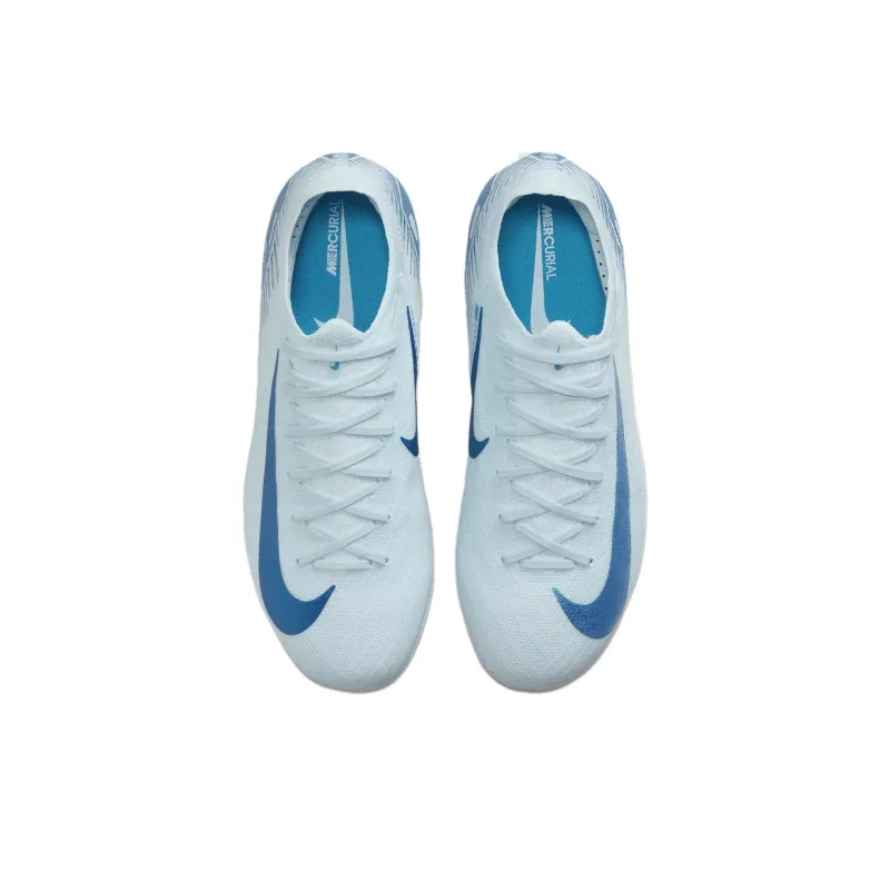 Nike Mercurial Vapor 16 Pro Anti Slip Wear Resistant Low Top Kids' Soccer Shoes Blue Kids'-3