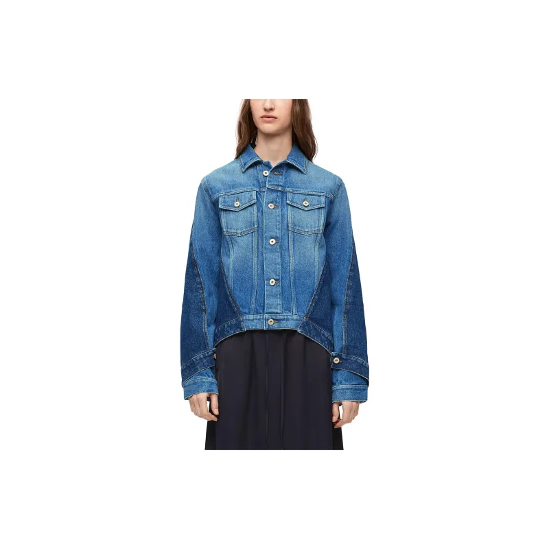 LOEWE Denim Jackets Women's Blue-1
